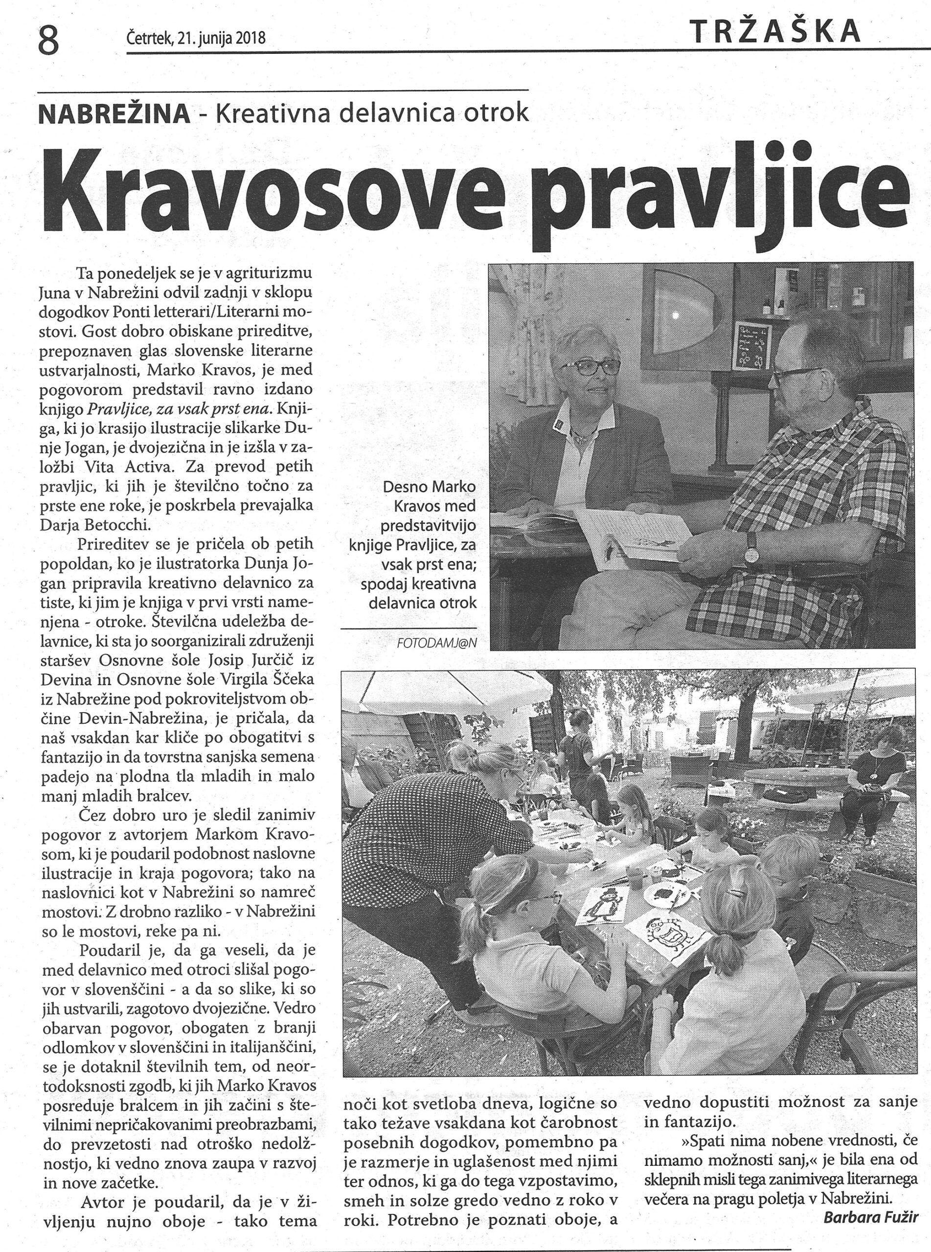 Fiabe, una per dito / Pravljice, za vsak prstena